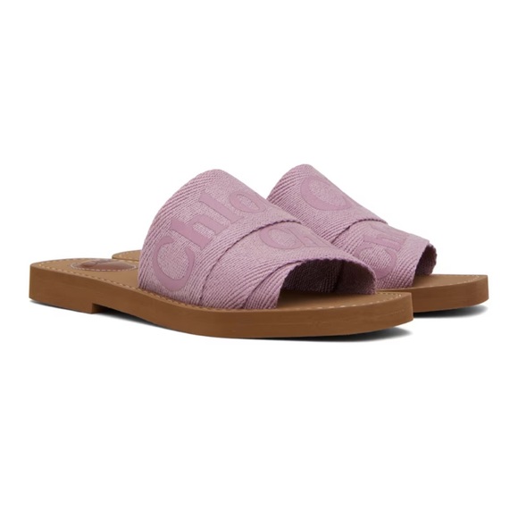 Chloe Shoes - CHLOÈ purple woody mules